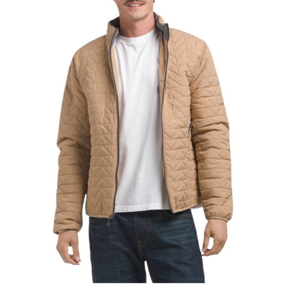 RAINFOREST Dark Khaki Quilted Jacket